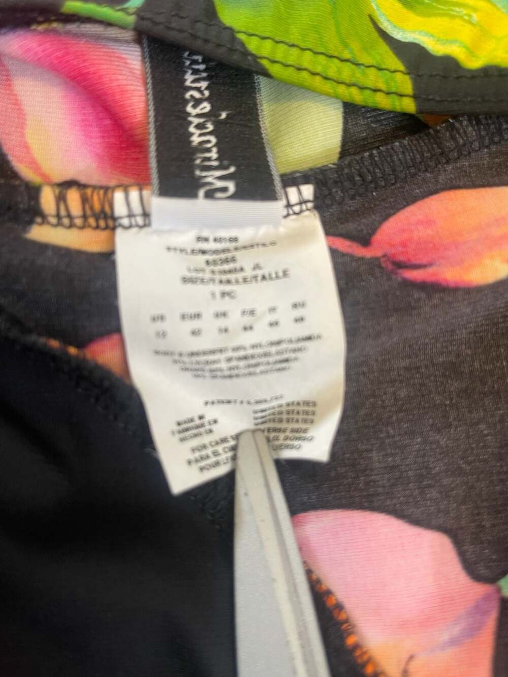 Miraclesuit Floral Ruched One-Piece Swimsuit Size 12 - Picture 7 of 7